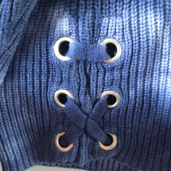 Justice Girls Blue Ombré Sweater knit size 18/20 - Picture 3 of 4